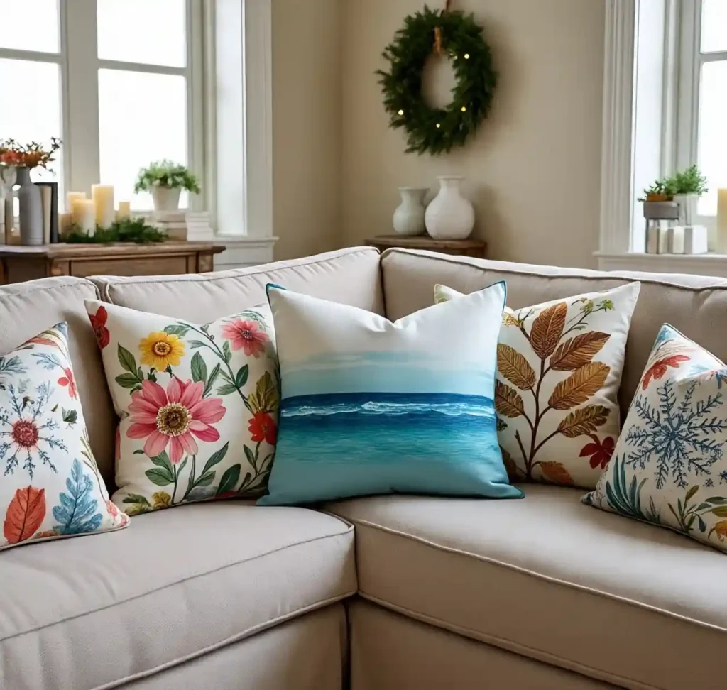 30 Stylish Throw Pillow Ideas to Instantly Elevate Your Couch & Living Room Décor 19 18-Throw Pillow Idea