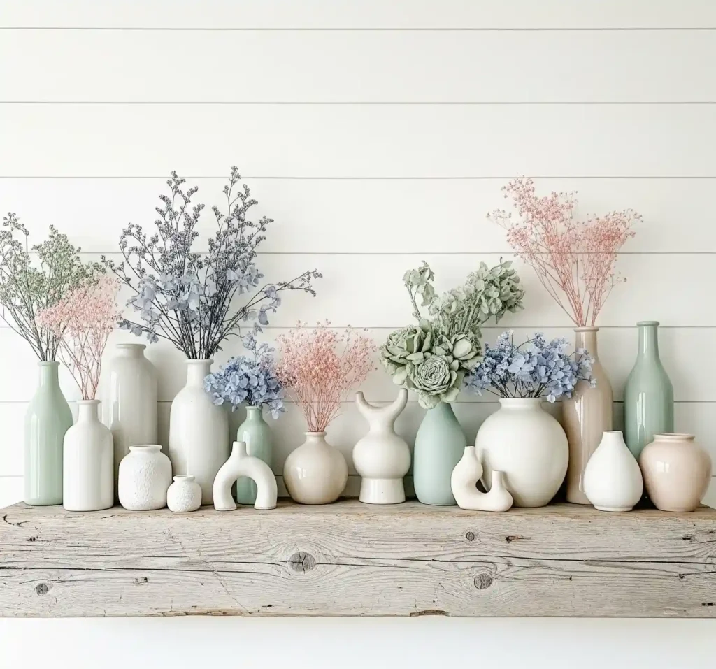 25 Stunning Farmhouse Mantel Decor Ideas to Elevate Your Rustic Interior 20 19-Farmhouse Mantel Decor Idea