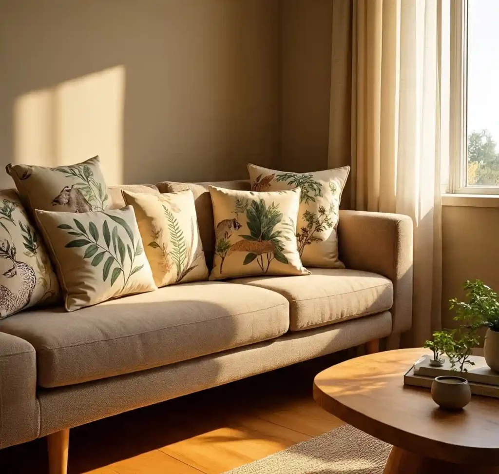 30 Stylish Throw Pillow Ideas to Instantly Elevate Your Couch & Living Room Décor 20 19-Throw Pillow Idea