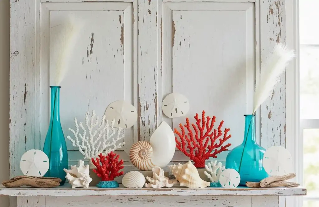 25 Bright & Bold Summer Mantel Decorating Ideas to Energize Your Space 20 19-summer Mantel Decorating Idea
