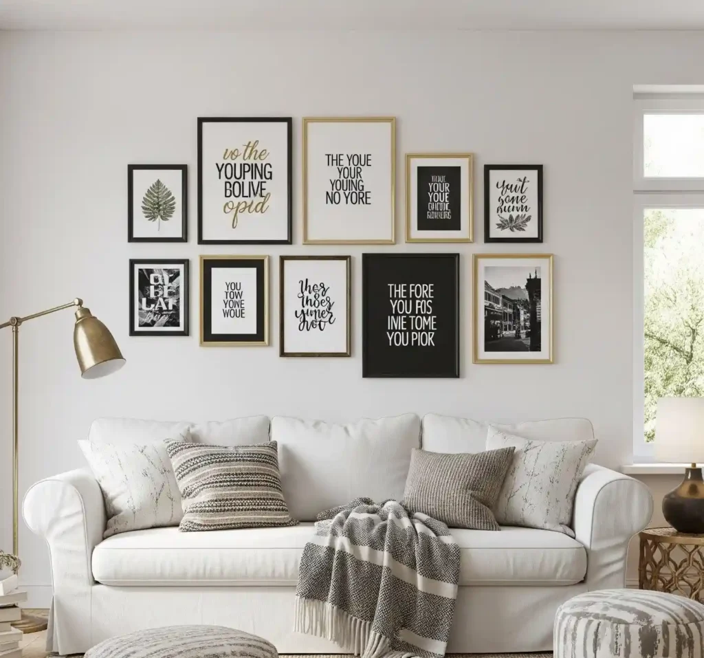 25 Stunning Above-Couch Wall Decor Ideas to Elevate Your Modern Living Room 3 2-Above-Couch Wall Decor Ideas