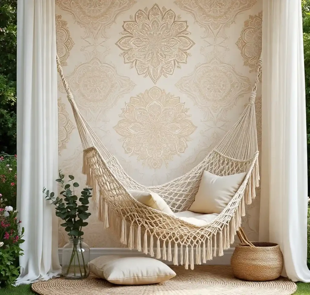 30 Boho Wallpaper Ideas to Aesthetically Transform Every Corner of Your Home 3 2-Boho Wallpaper Ideas