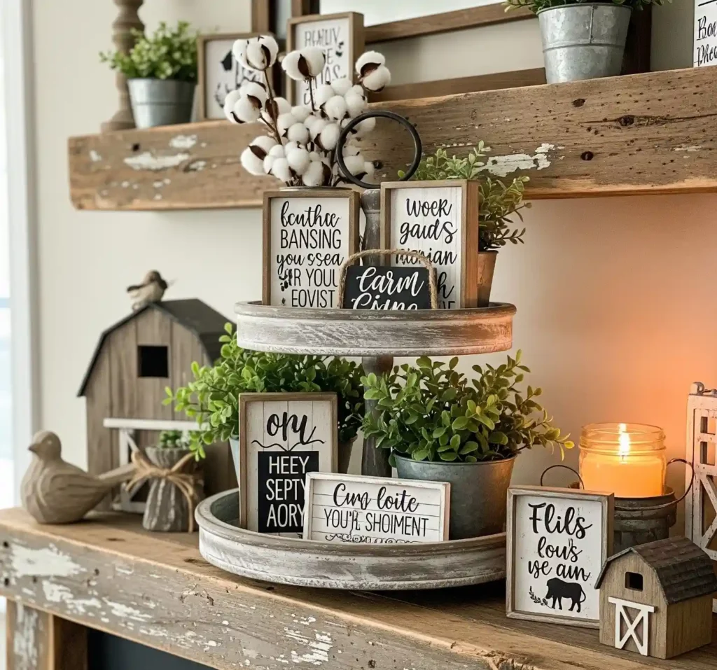 25 Stunning Farmhouse Mantel Decor Ideas to Elevate Your Rustic Interior 23 22-Farmhouse Mantel Decor Idea