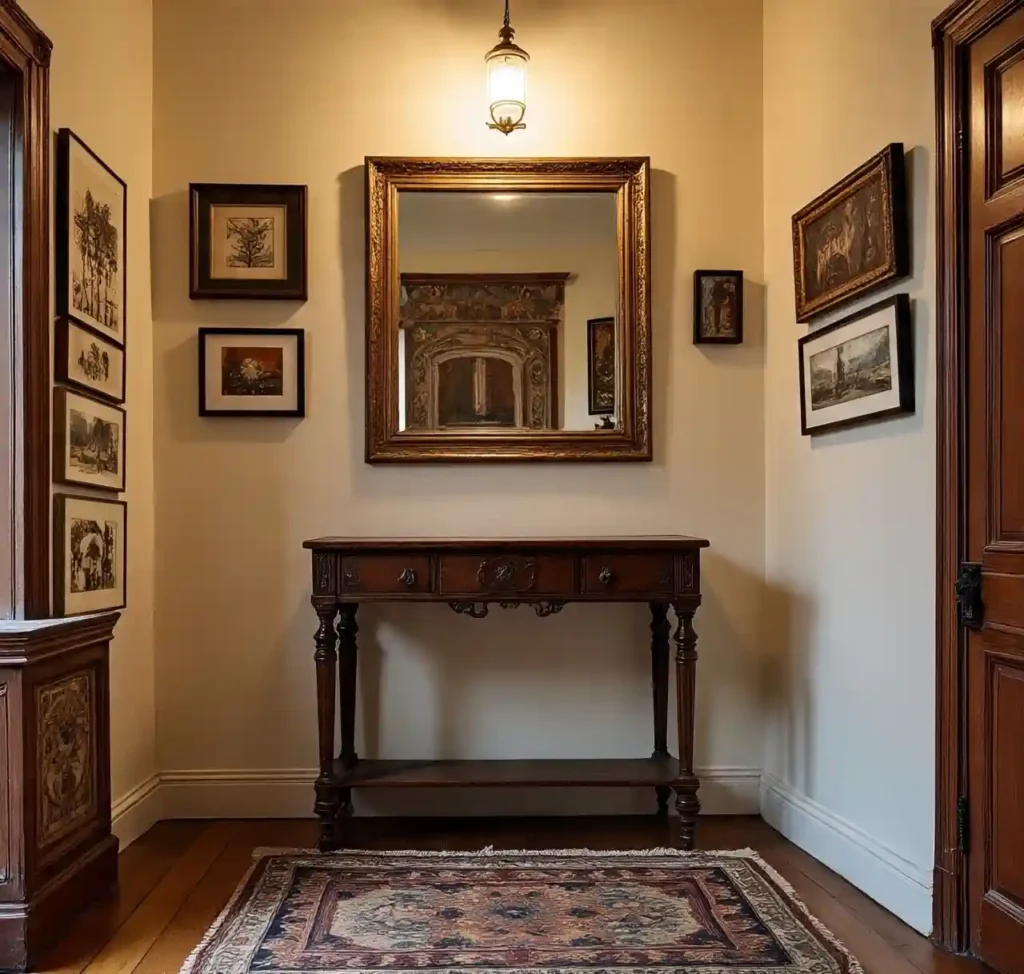 30 Gorgeous Home Design Ideas to Upgrade Every Room With Style 26 23-home design idea-Vintage Eclectic Entryway