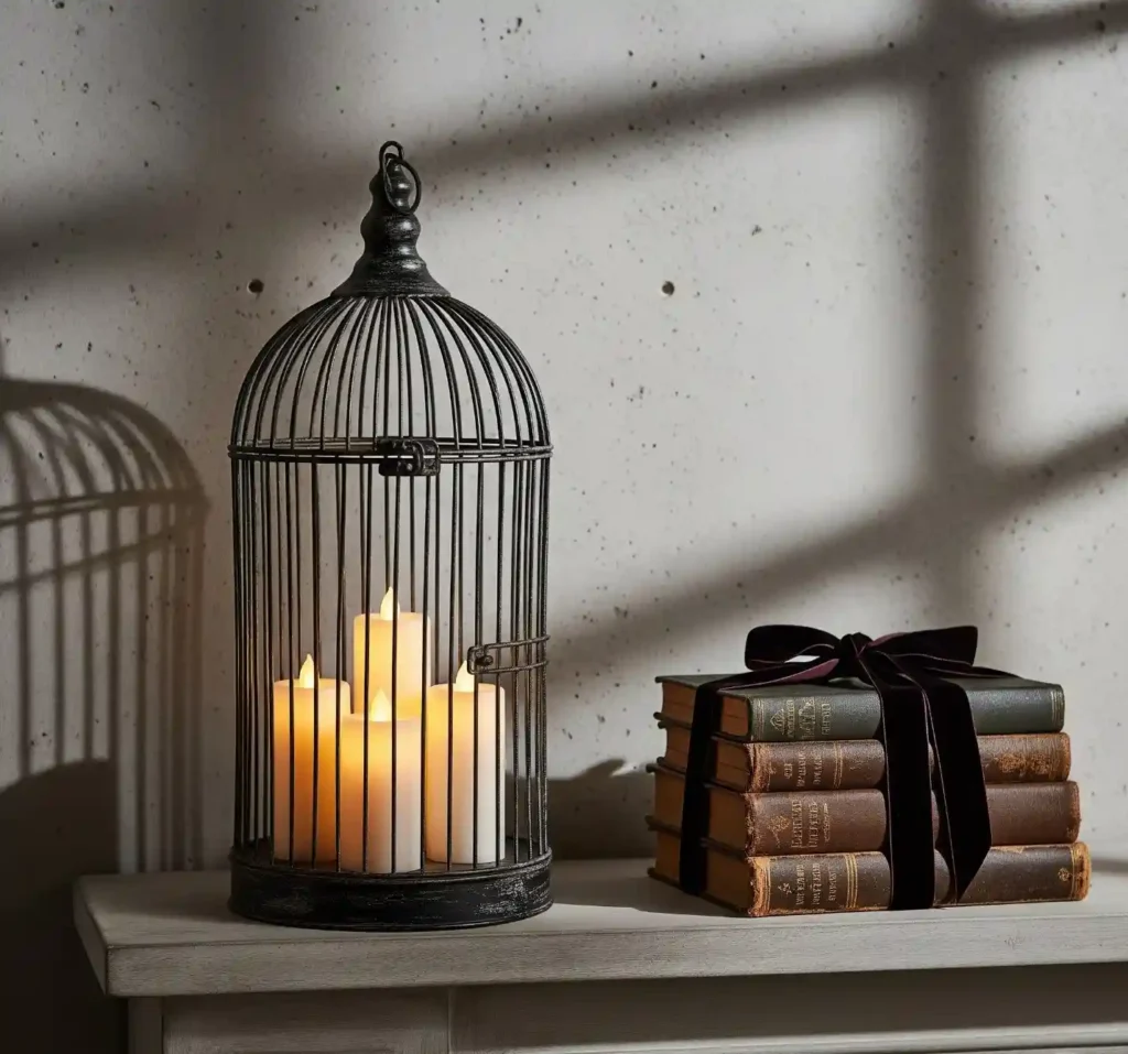 25 Spellbinding Moody Gothic Mantel Decor Ideas to Embrace Dark Elegance 25 24-Moody Gothic Mantel Decor Idea