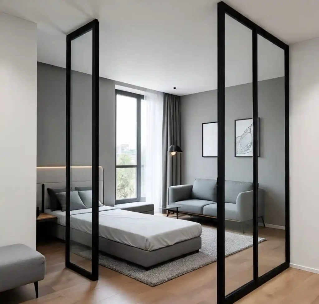 30 Gorgeous Home Design Ideas to Upgrade Every Room With Style 27 24-home design idea-Sleek Urban Studio Apartment