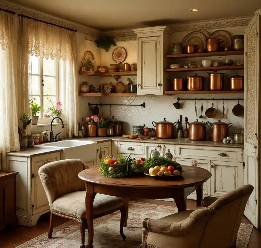 30 Gorgeous Home Design Ideas to Upgrade Every Room With Style 28 25-home design idea-French Country Kitchen Charm