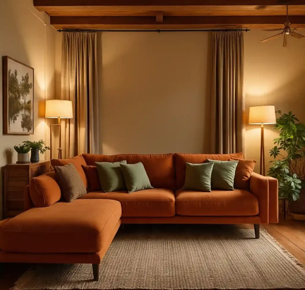 30 Gorgeous Home Design Ideas to Upgrade Every Room With Style 31 28-home design idea-Earth-Toned Open Living Space