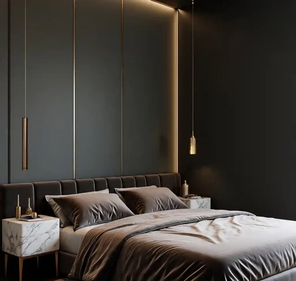 30 Gorgeous Home Design Ideas to Upgrade Every Room With Style 33 29-home design idea-Luxe Marble Bedroom Accents