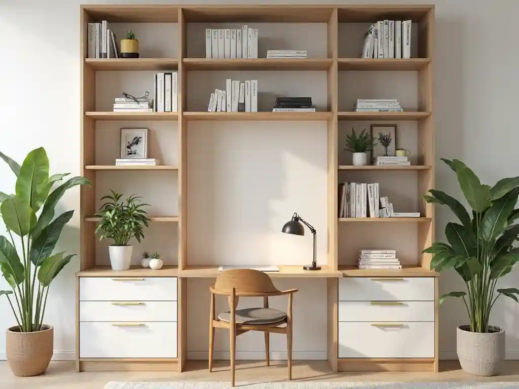 20 Small Home Office Decor Ideas to Maximize Style & Productivity in Any Space 4 3-Small Home Office Decor Idea