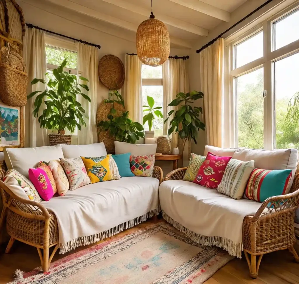 30 Stunning Boho Sunroom Ideas to Brighten Your Home with Style 31 30-Boho Sunroom Ideas