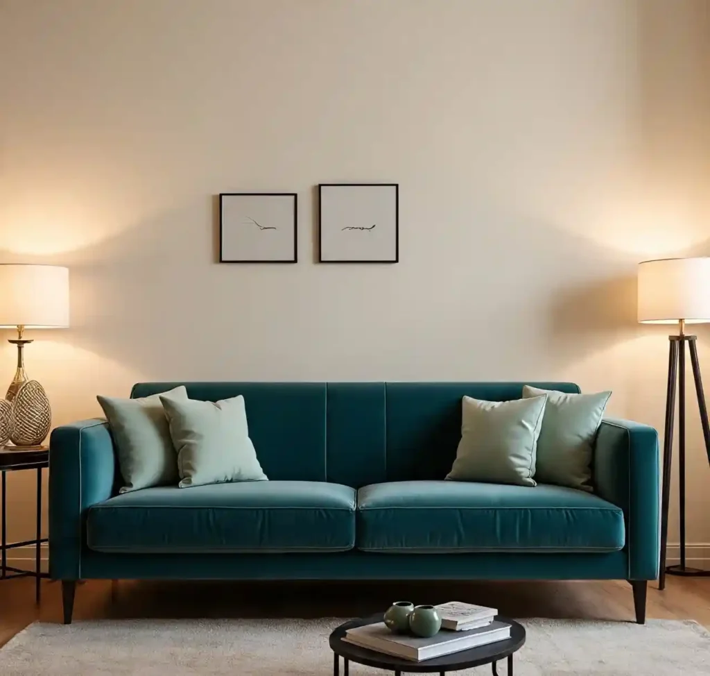 25 Blue and Green Living Room Designs to Elevate Your Home 5 4-Blue and Green Living Room Design