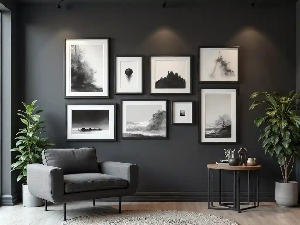 28 Dark Office Decor Ideas for a Minimalist, Functional & Stylish Workspace 6 5-Dark Office Decor Idea