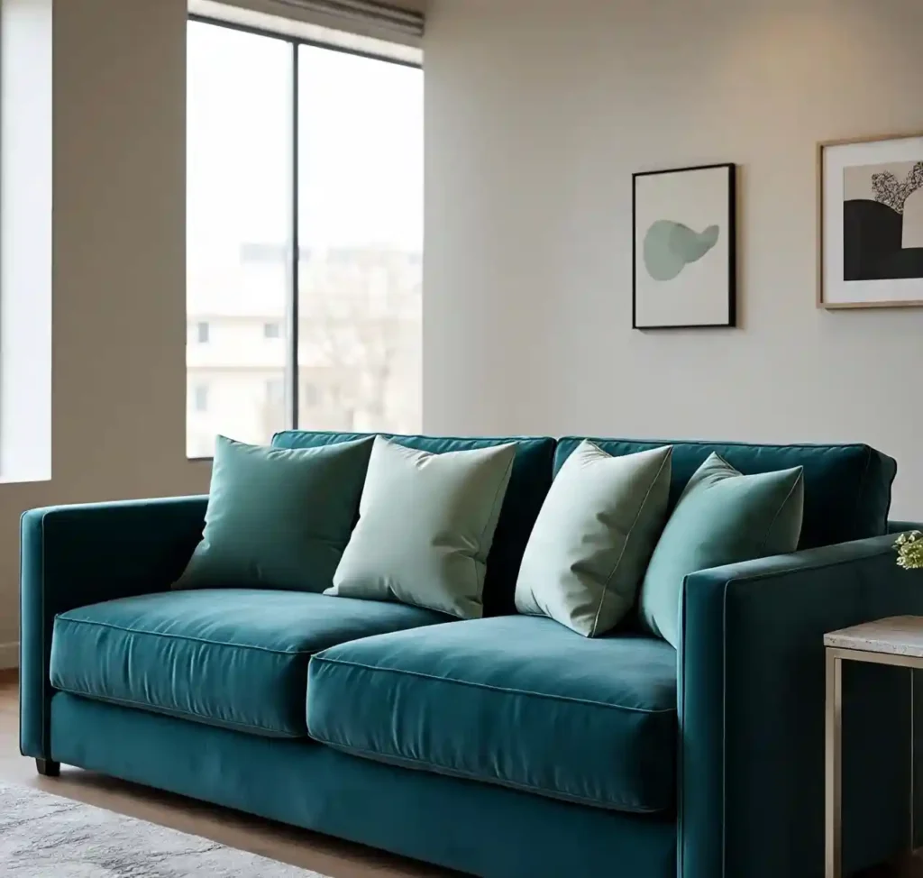25 Blue and Green Living Room Designs to Elevate Your Home 7 6-Blue and Green Living Room Design
