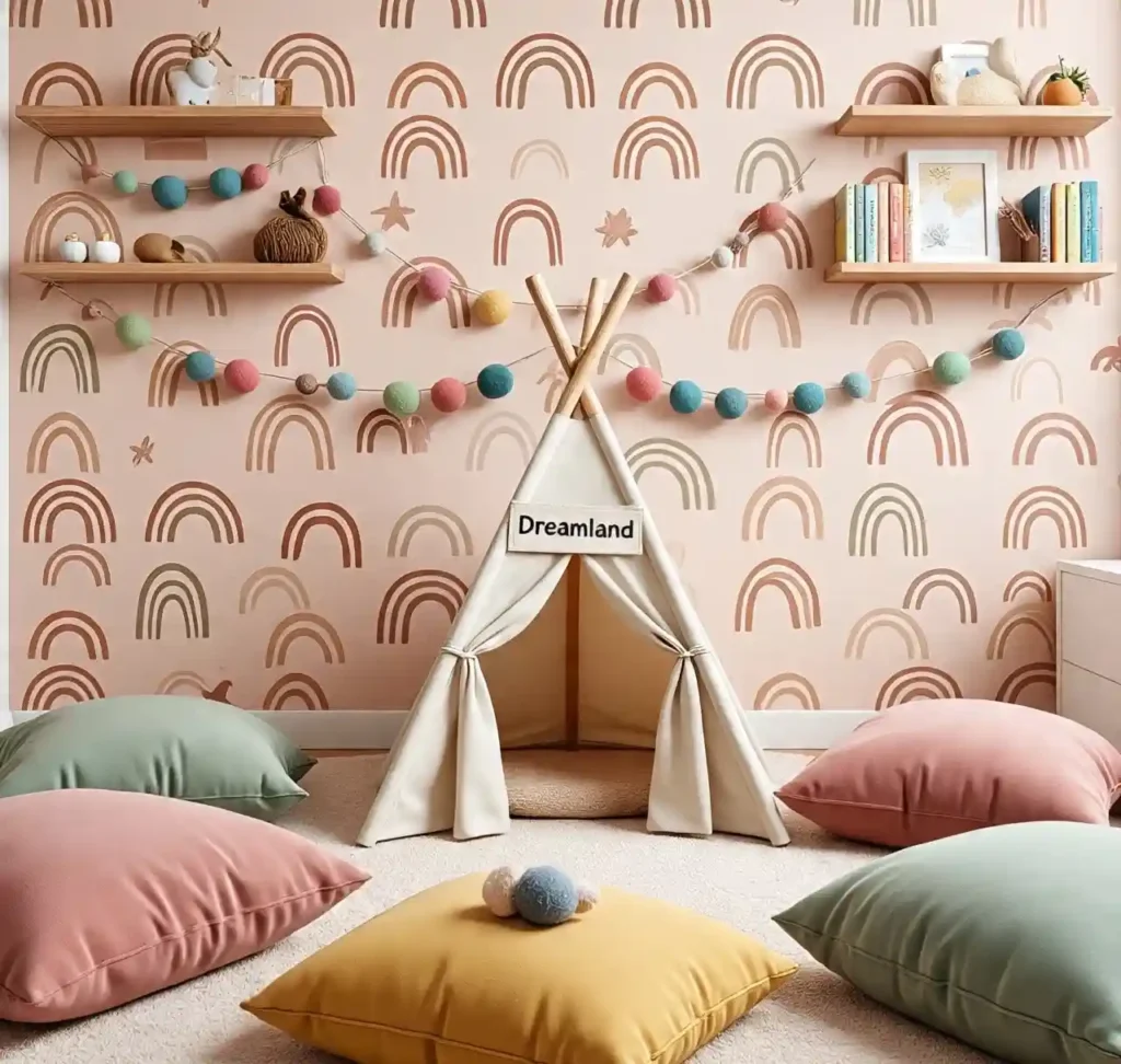 30 Boho Wallpaper Ideas to Aesthetically Transform Every Corner of Your Home 8 7-Boho Wallpaper Idea