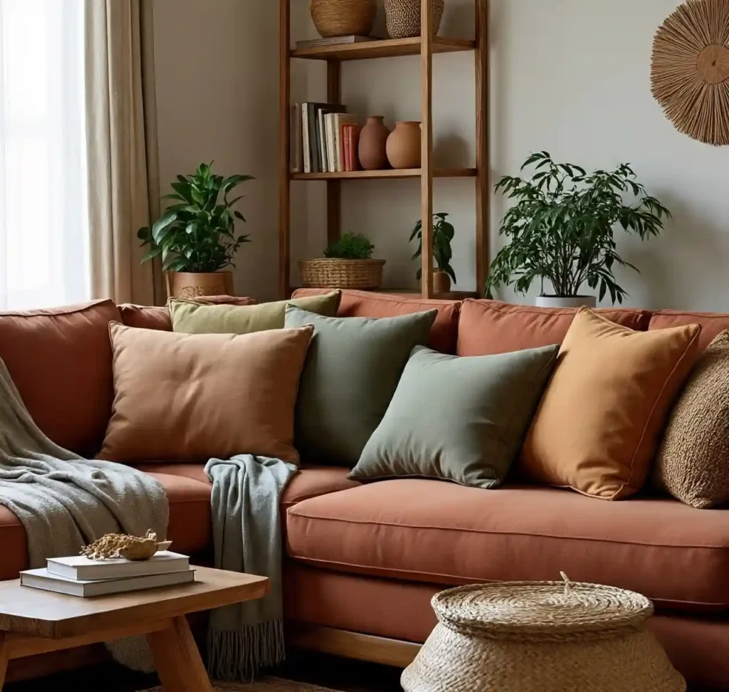 30 Stylish Throw Pillow Ideas to Instantly Elevate Your Couch & Living Room Décor 8 7-Throw Pillow Idea